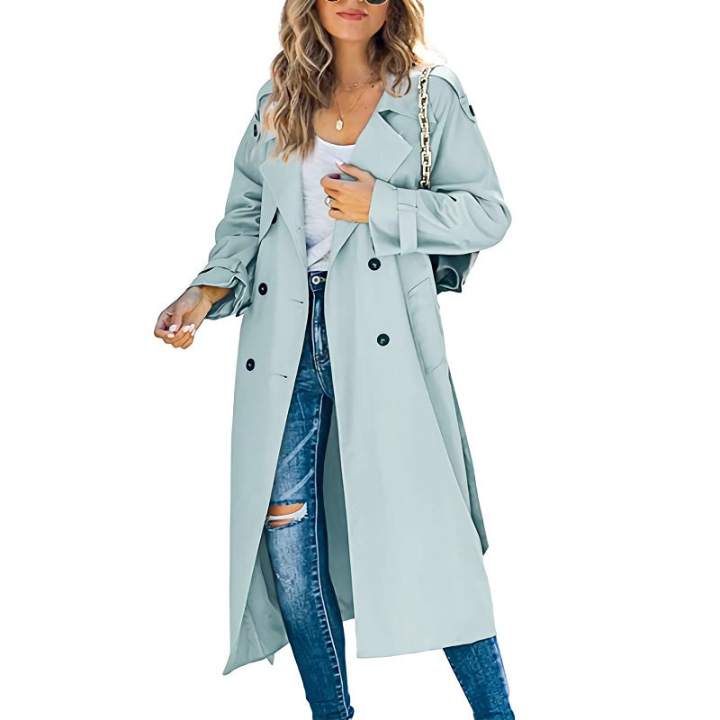 Womens Trench Coat Long Fit