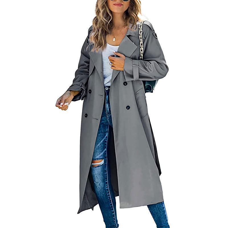 Womens Trench Coat Long Fit