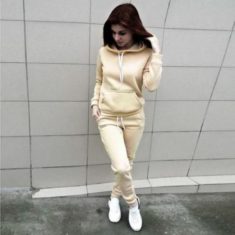 Womens Athletic Jogger Suit Classic Fit