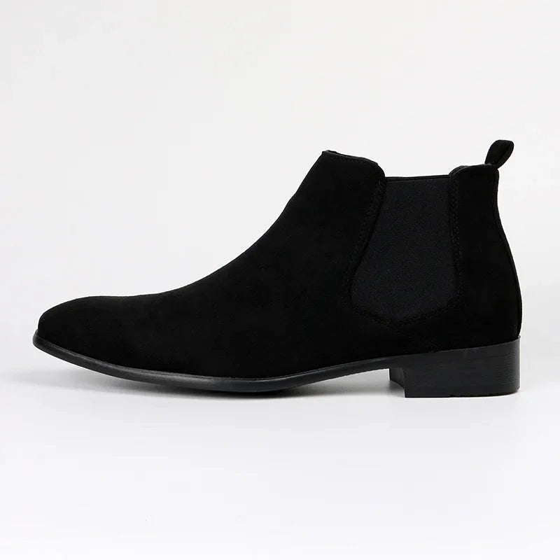 Unisex Casual Chelsea Boots Slip-On Style