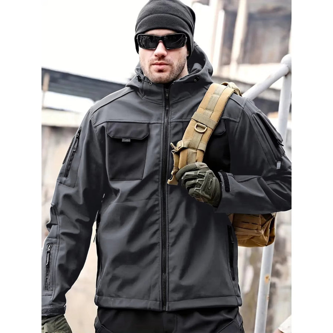 Mens Military Jacket Waterproof Multiple Pockets - BritishMode