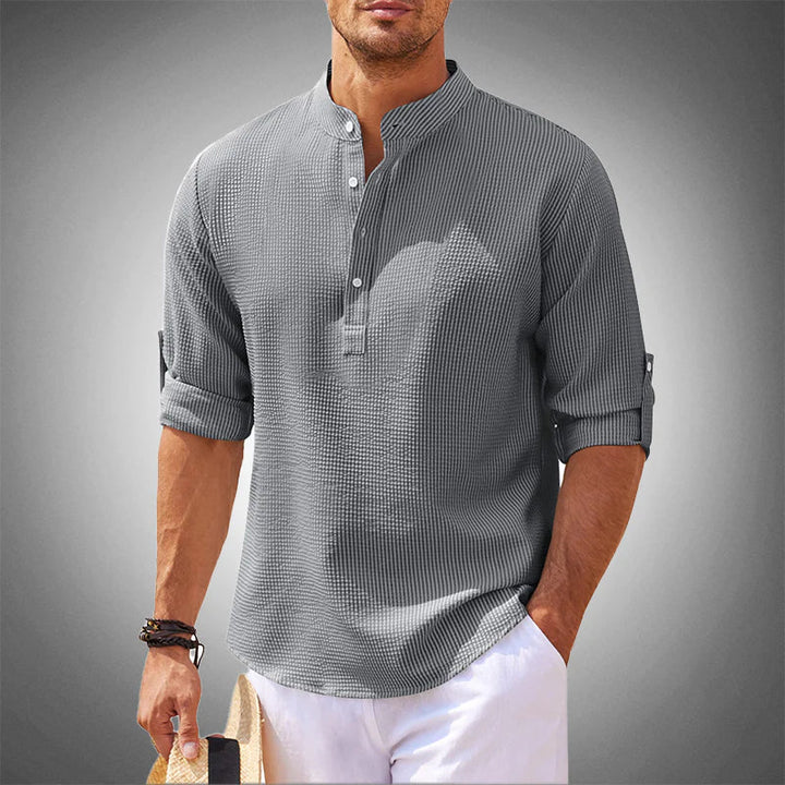 Mens Linen Shirt Deluxe Fit