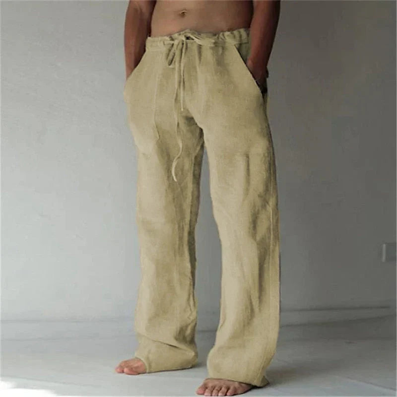 Mens Casual Pants Relaxed Fit Comfortable