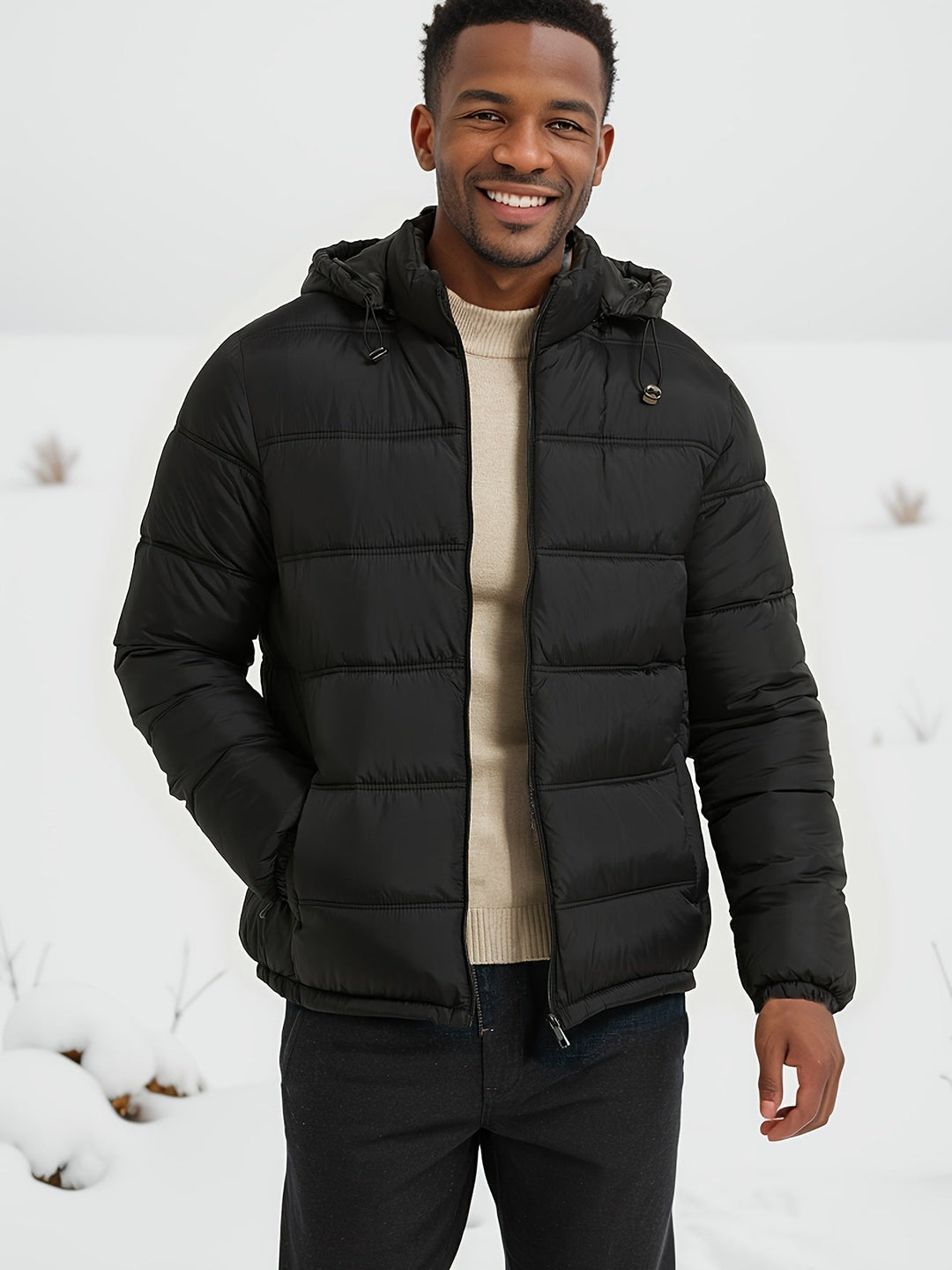 Mens Parka Coat Waterproof with Pockets - BritishMode