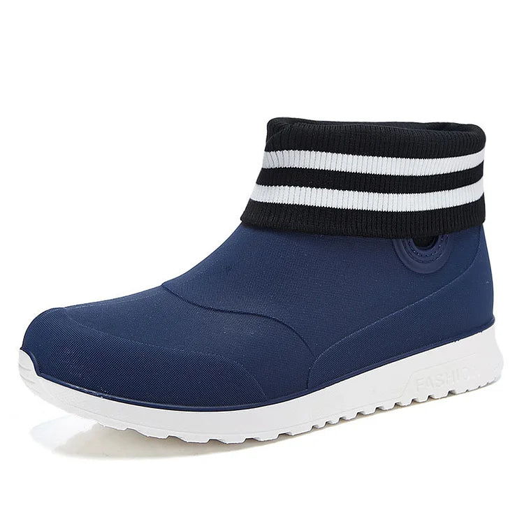 Unisex Waterproof Ankle Boots Slip-On