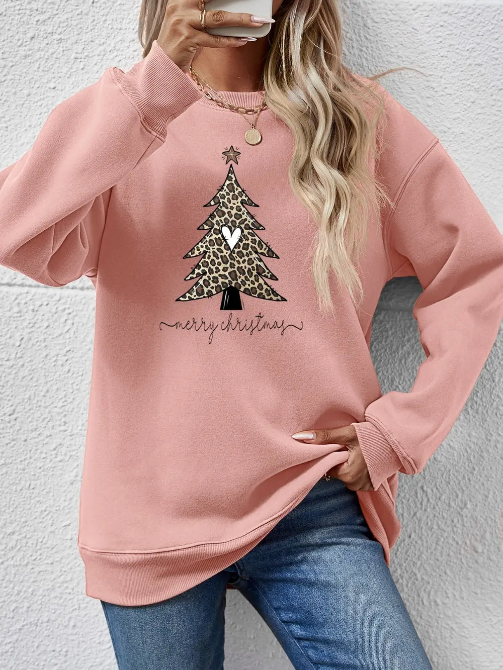 Unisex Long Sleeve Shirt with Graphic Print Casual Fit