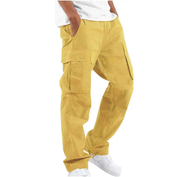 Womens Straight Leg Cargo Trousers Relaxed Fit