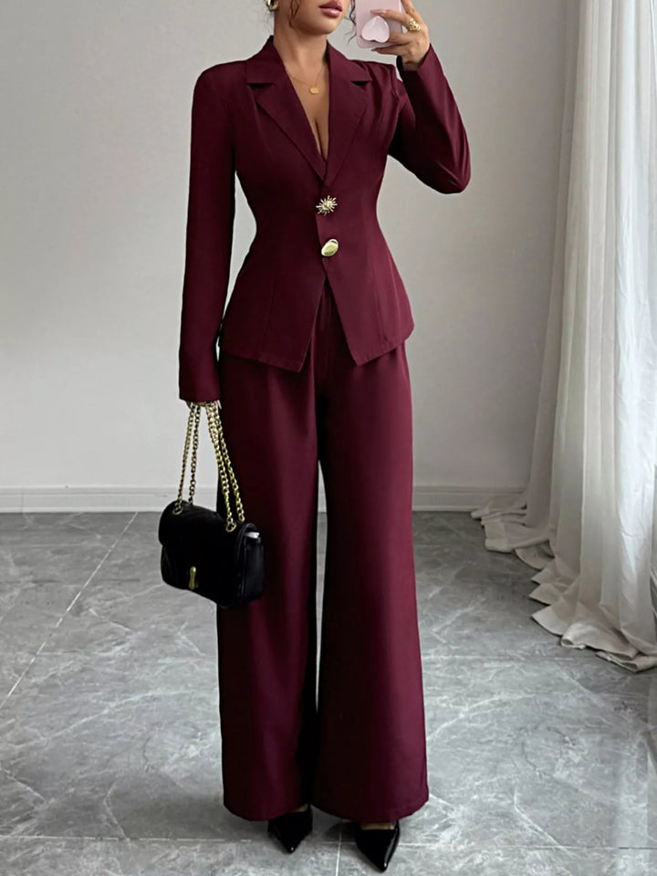 Mens Blazer and Trousers Suit Set Classic Fit - BritishMode