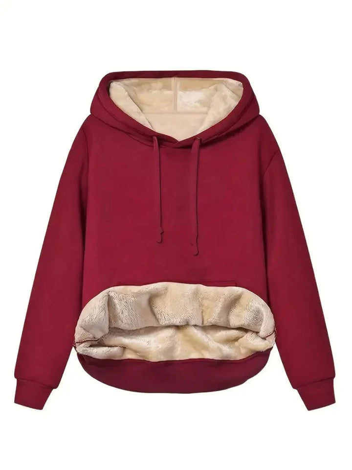 Mens Hooded Sweater Warm Knit Winter