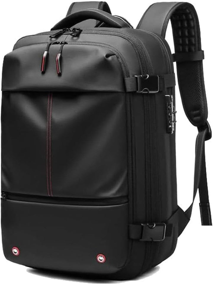 Unisex Expandable Compression Travel Backpack with Anti-Theft Lock