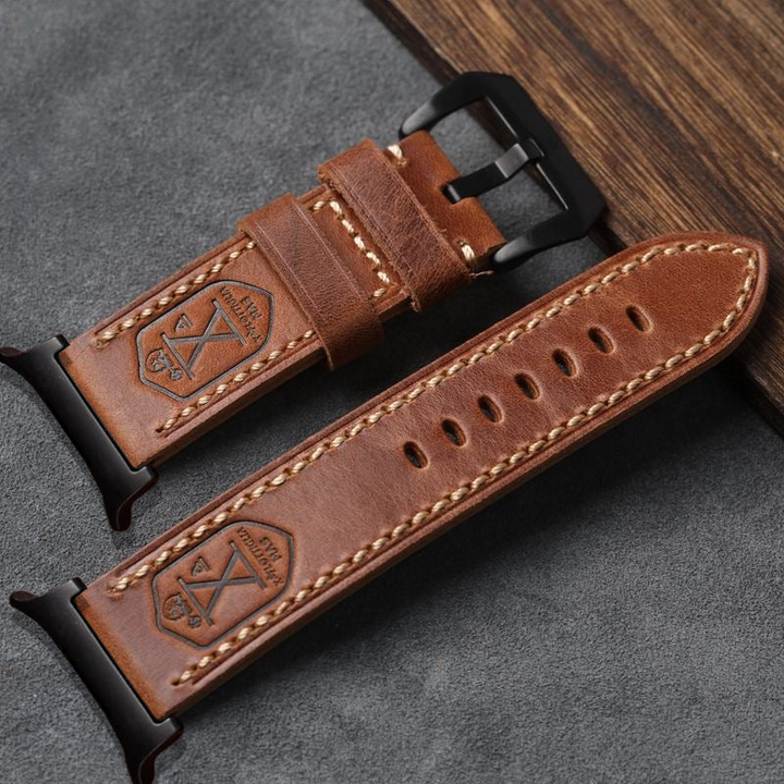 Unisex Genuine Leather Watch Band Classic Fit