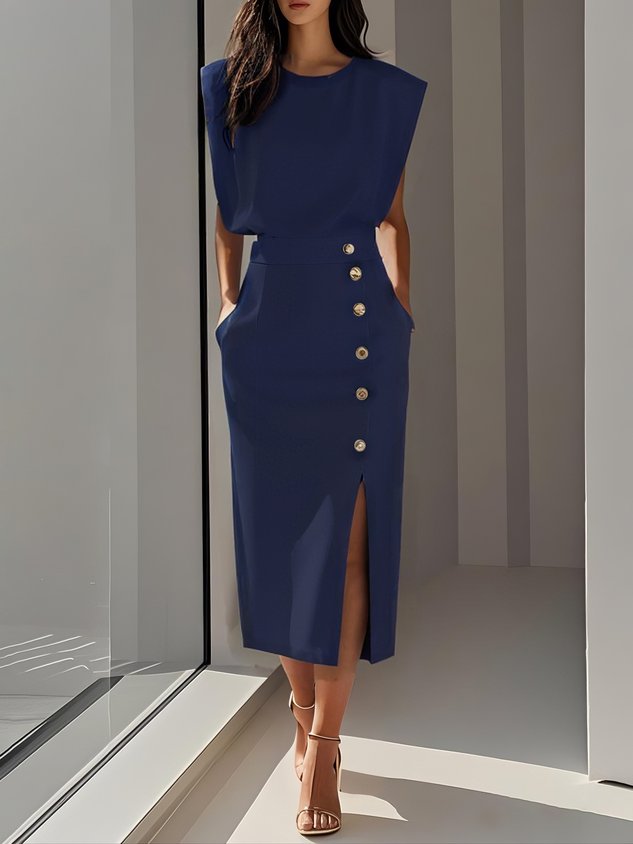 Womens Summer Dress Lightweight Elegant Fit