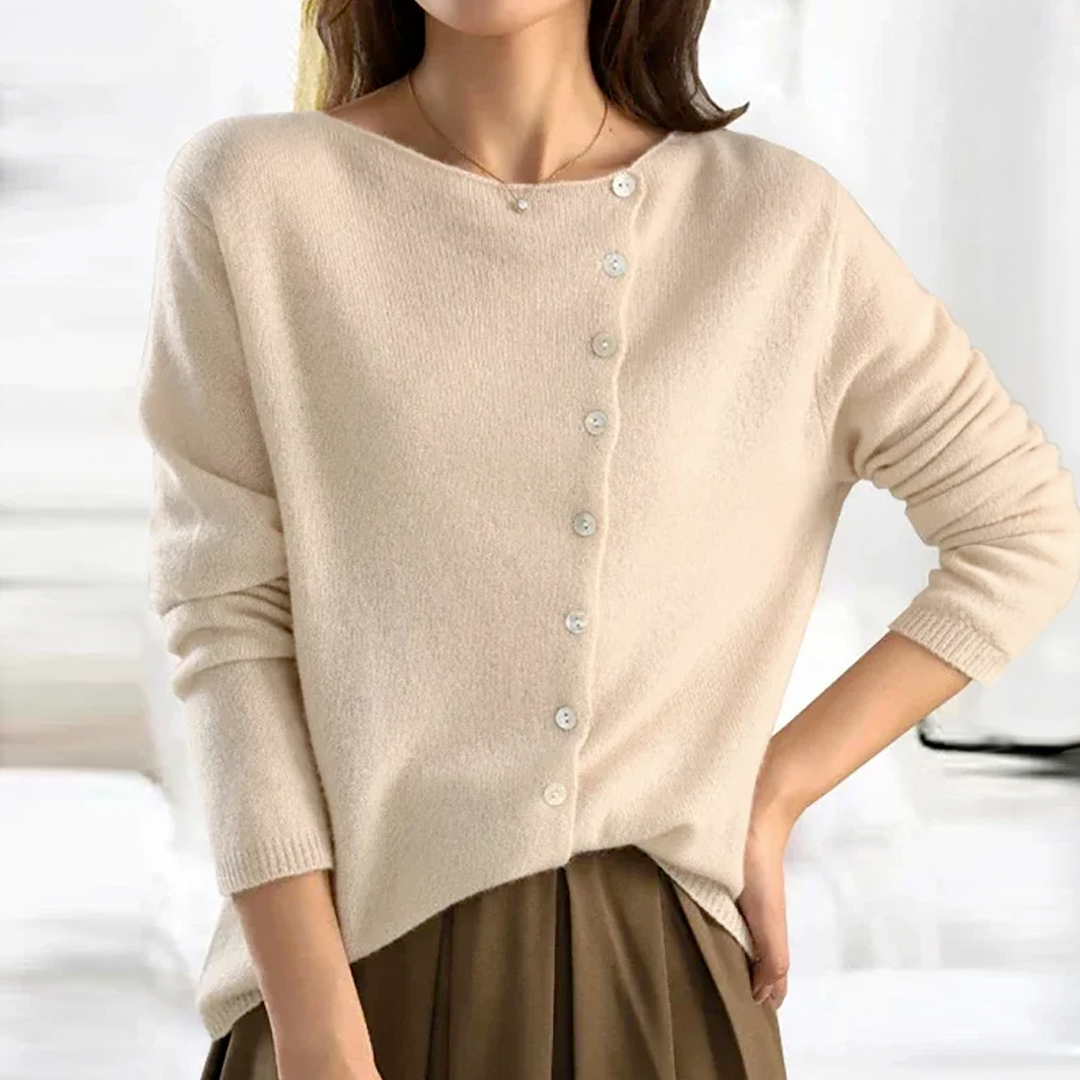 Womens Cardigan Soft Knit Relaxed Fit