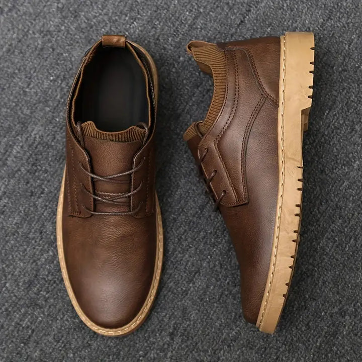 Mens Oxford Shoes Genuine Leather Classic Fit