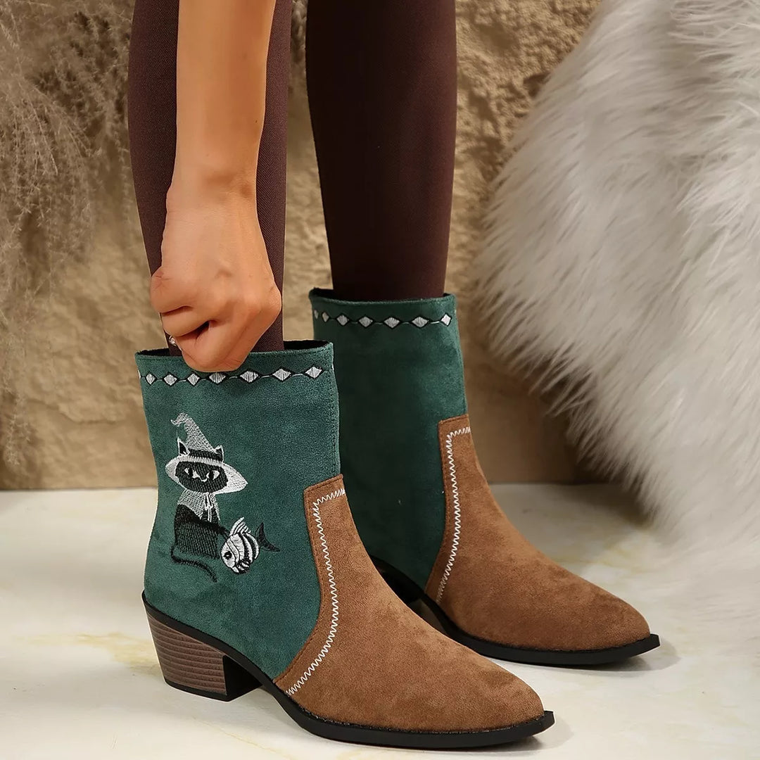 Womens Riding Boots Leather Rustic Style