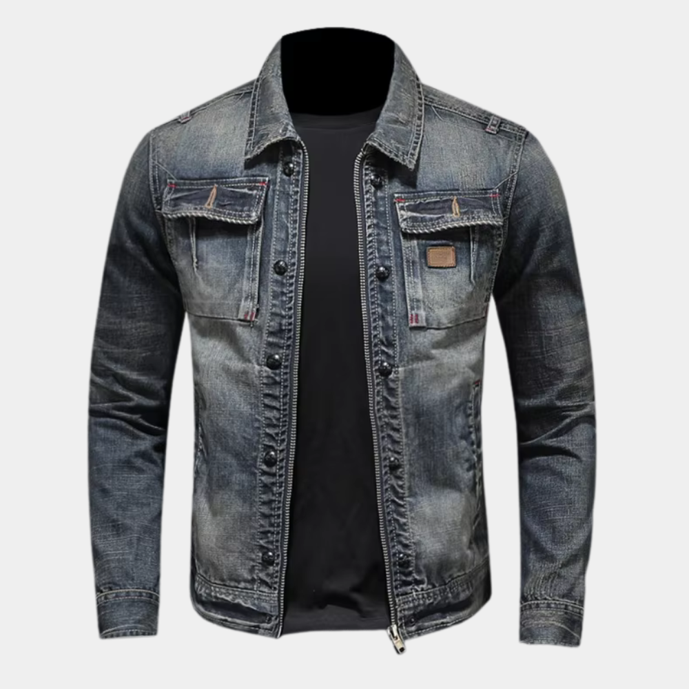 Mens Denim Jacket Classic Fit - BritishMode