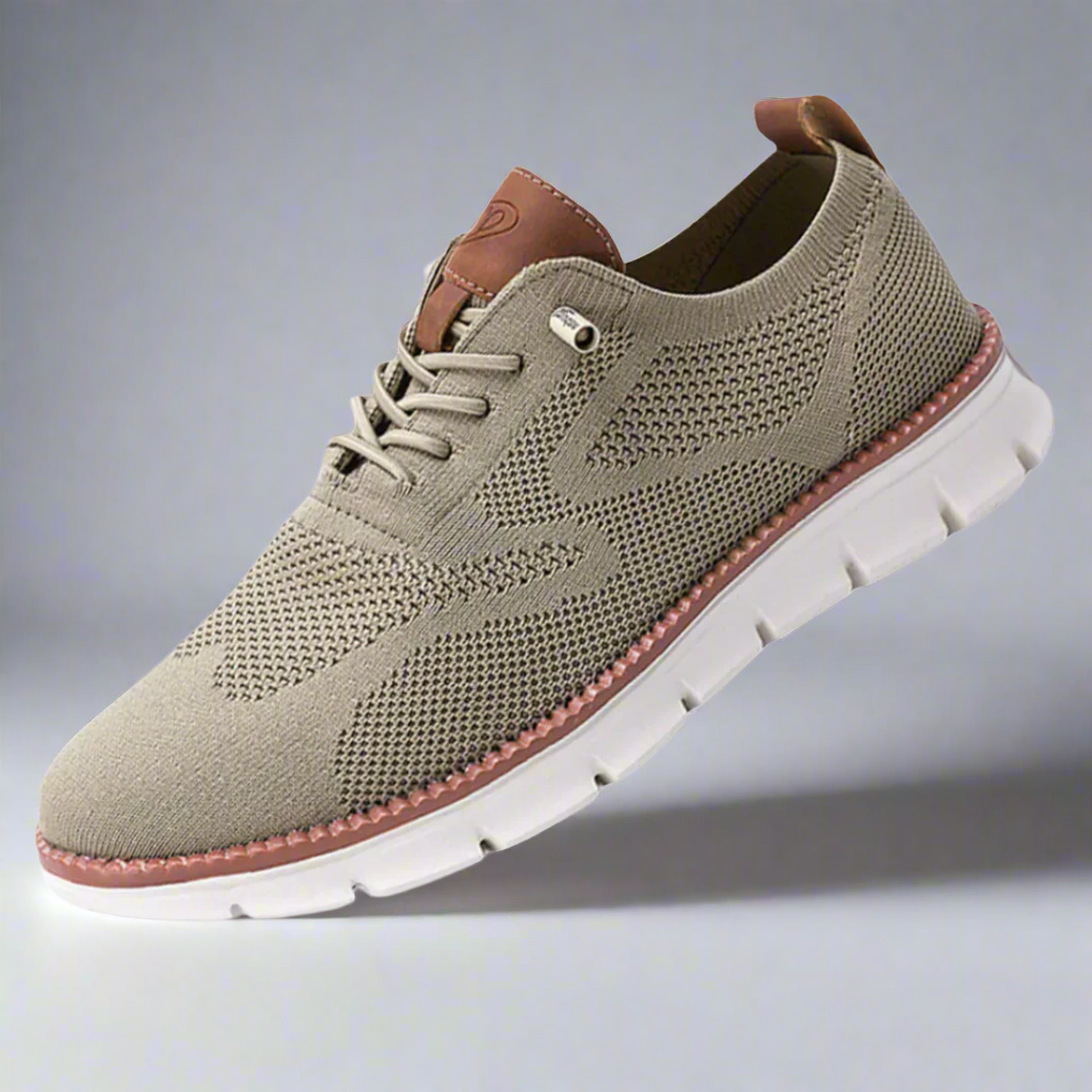Mens Knitted Hiking Shoes Lightweight Comfortable Fit - BritishMode