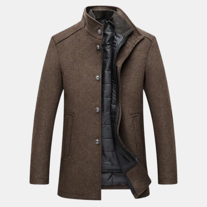 Mens Parka Jacket Padded with Fleece Lining Warm - BritishMode