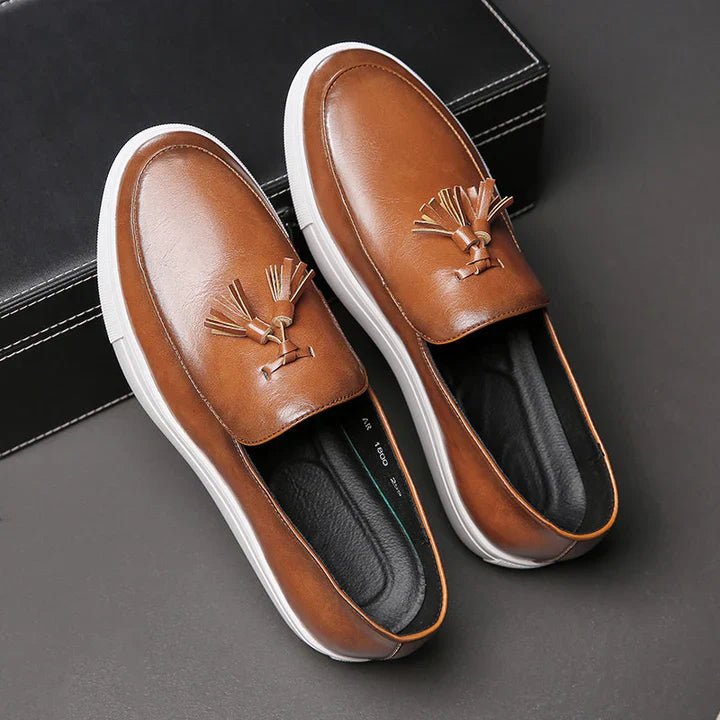 Mens Loafers with Tassel Elegant Design - BritishMode