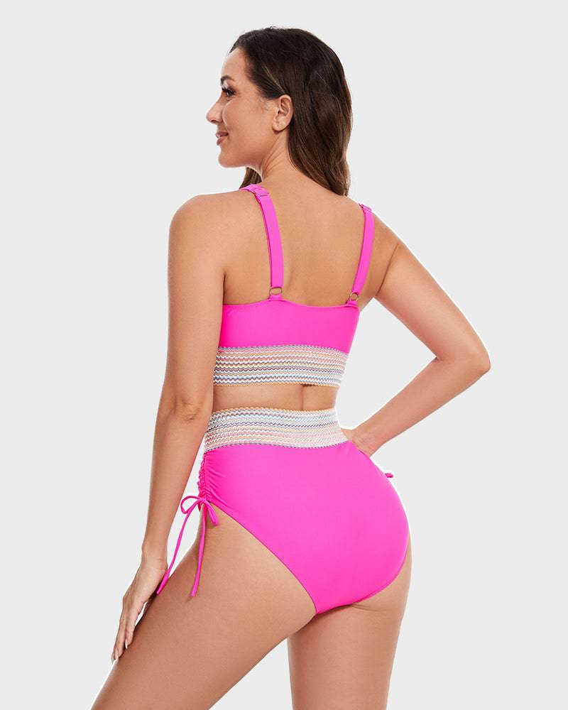 Womens Bikini with Woven Waistband