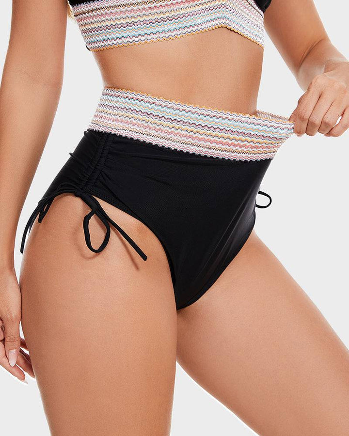 Womens Bikini with Woven Waistband