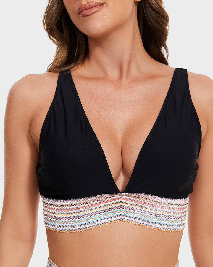 Womens Bikini with Woven Waistband