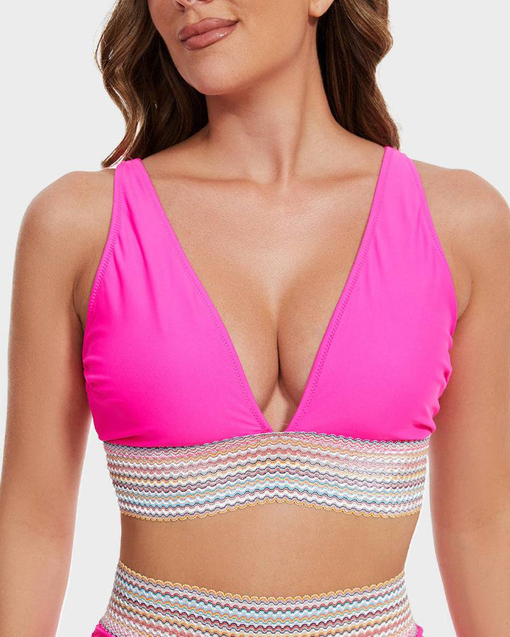 Womens Bikini with Woven Waistband
