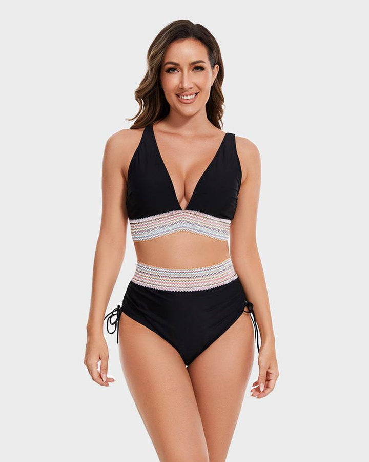 Womens Bikini with Woven Waistband
