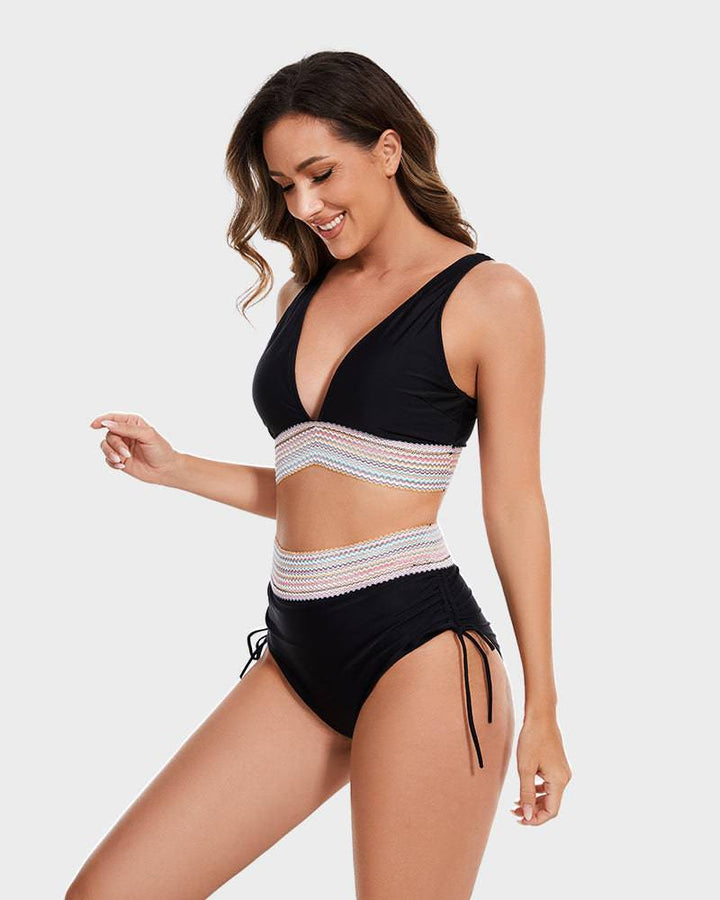 Womens Bikini with Woven Waistband