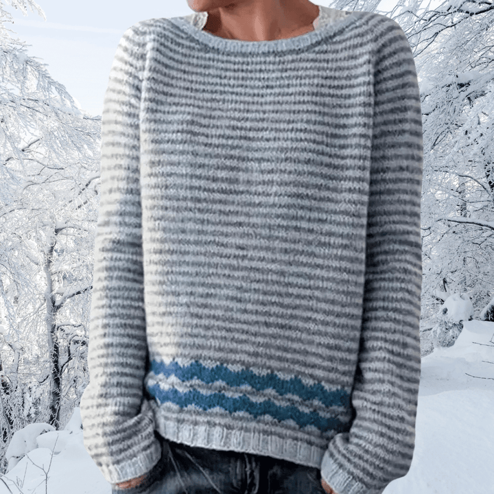 Womens Wool Sweater Cozy Relaxed Fit - BritishMode