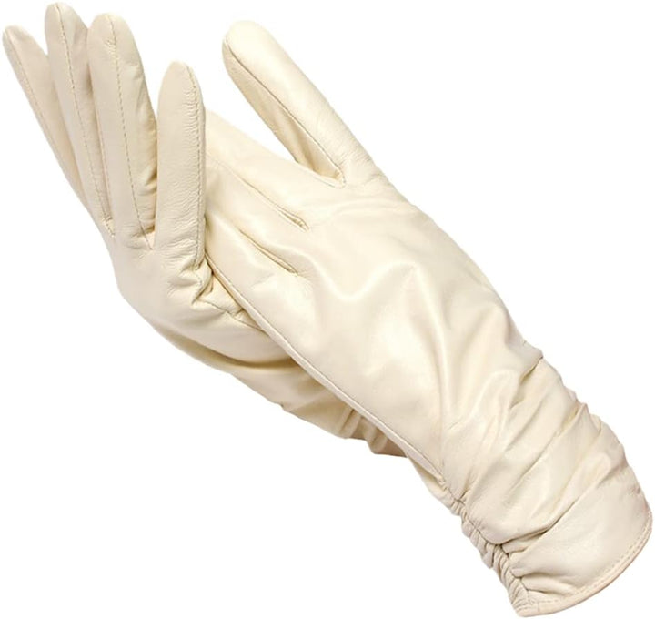Womens Leather Gloves Classic Stylish Fit