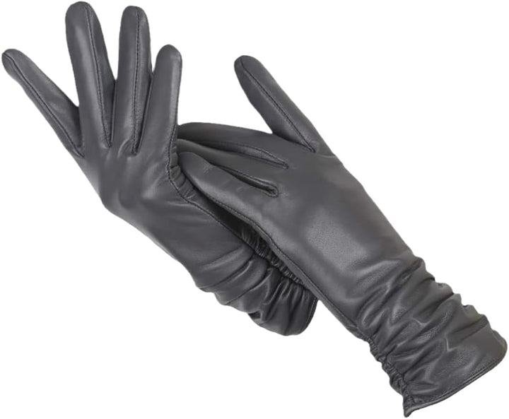 Womens Leather Gloves Classic Stylish Fit