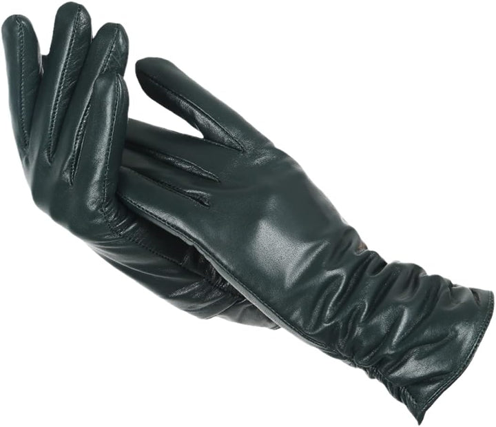 Womens Leather Gloves Classic Stylish Fit