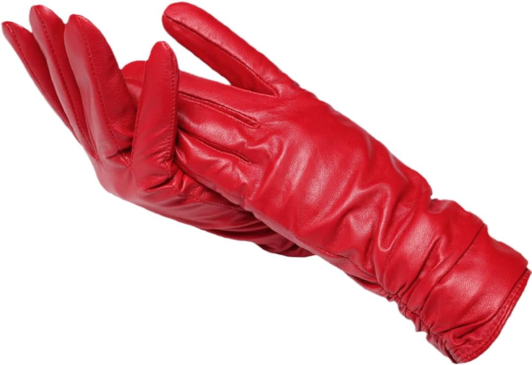 Womens Leather Gloves Classic Stylish Fit