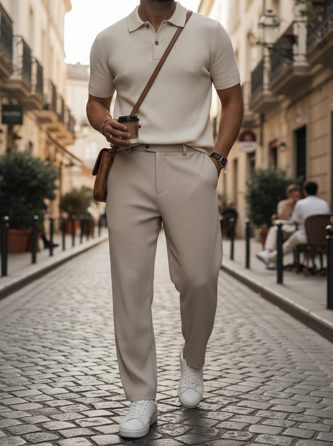 Mens Soft Trousers Comfortable Fit