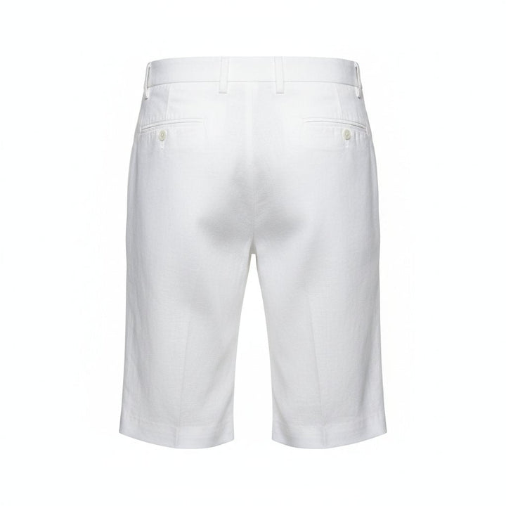 Mens Linen Tailored Summer Shorts - BritishMode