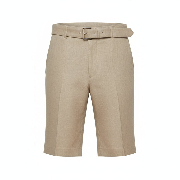 Mens Linen Tailored Summer Shorts