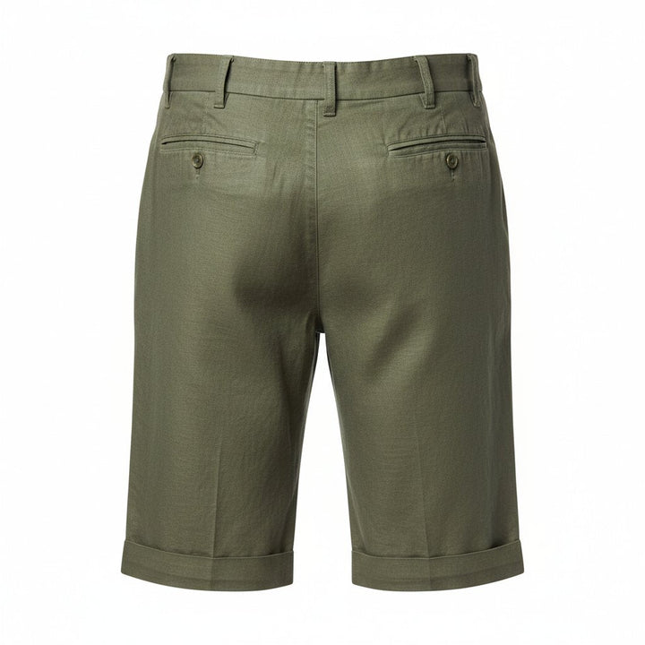Mens Linen Tailored Summer Shorts