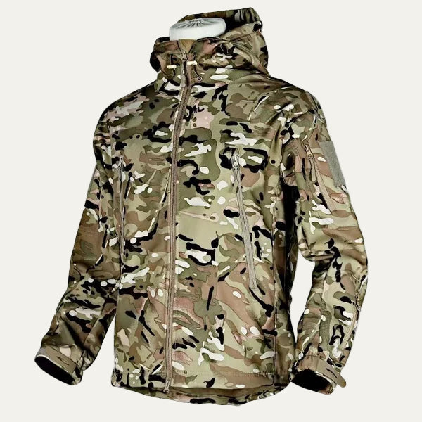 Mens Softshell Jacket Water Resistant Outdoor Fit