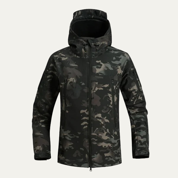 Mens Softshell Jacket Water Resistant Outdoor Fit
