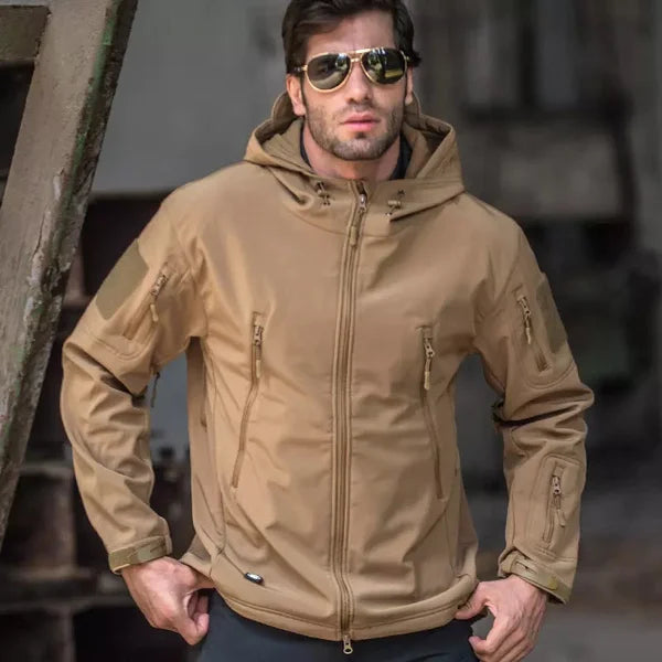 Mens Softshell Jacket Military Style Durable