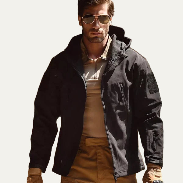 Mens Softshell Jacket Water Resistant Outdoor Fit
