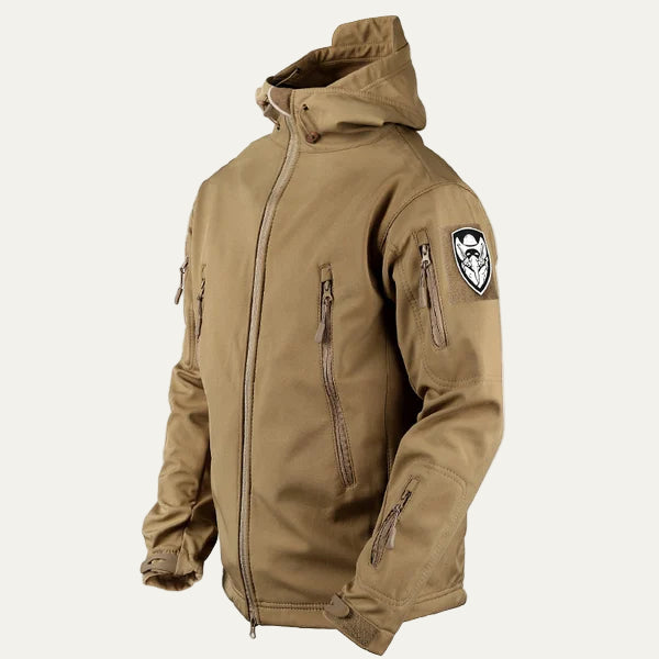 Mens Softshell Jacket Water Resistant Outdoor Fit - BritishMode
