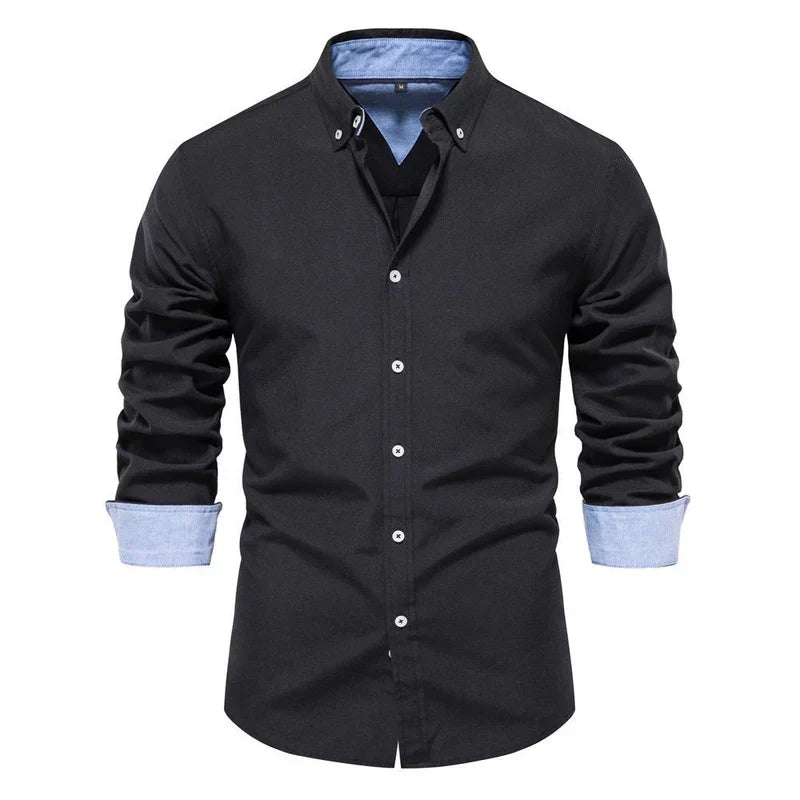 Mens Classic Dress Shirt Regular Fit