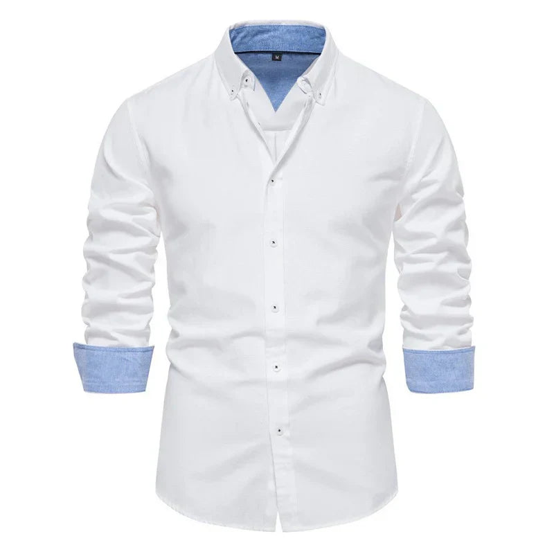 Mens Classic Dress Shirt Regular Fit
