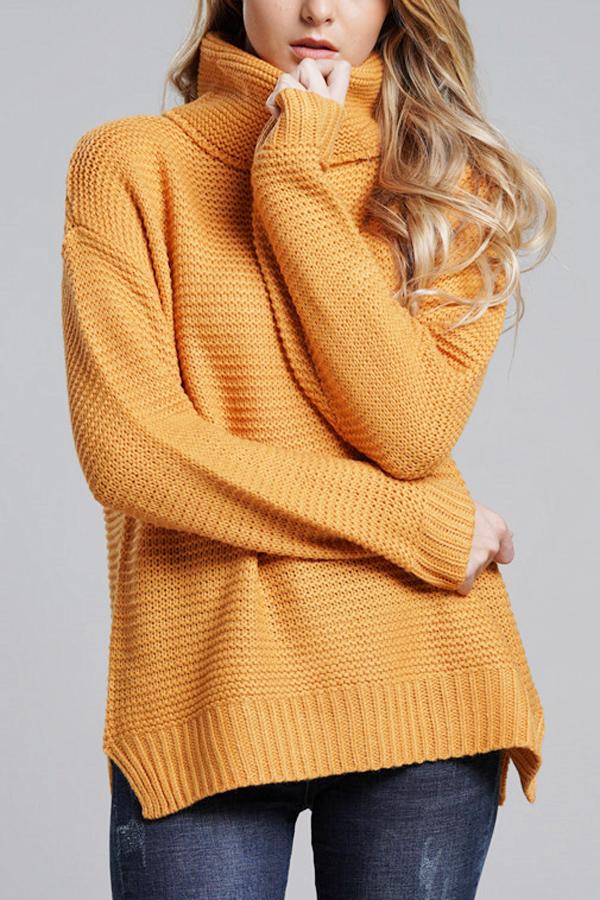 Womens Turtleneck Sweater Cozy Knit Winter