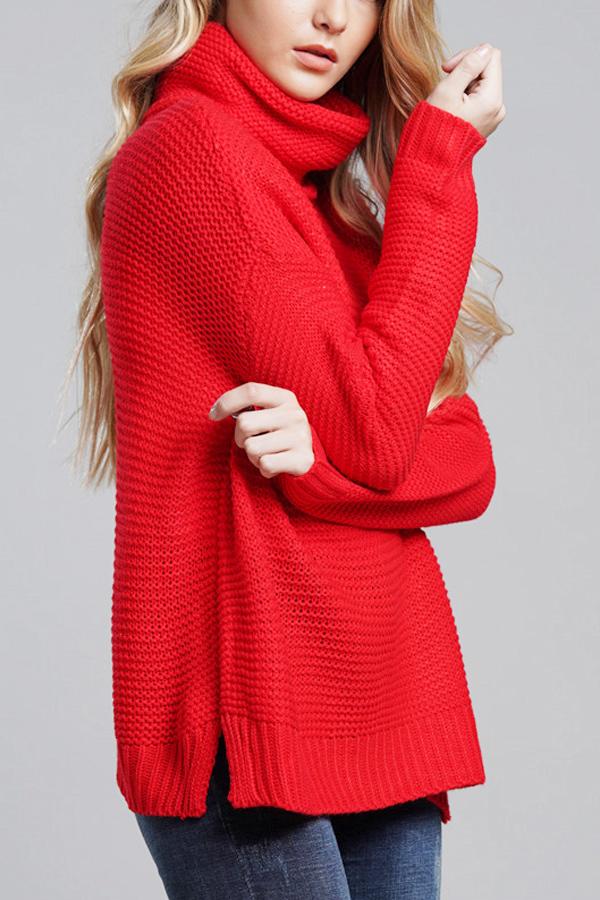 Womens Turtleneck Sweater Cozy Knit Winter