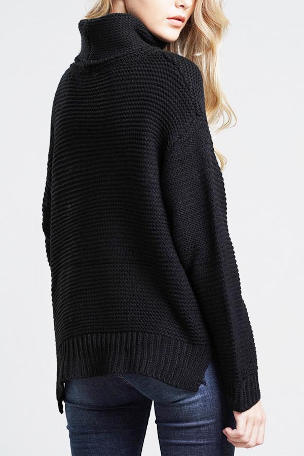 Womens Turtleneck Sweater Cozy Knit Winter