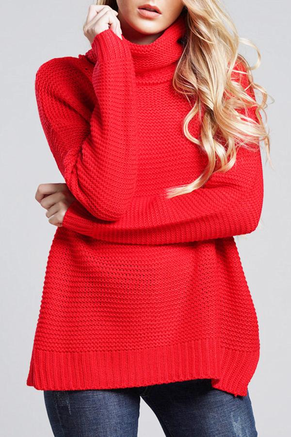 Womens Turtleneck Sweater Cozy Knit Winter