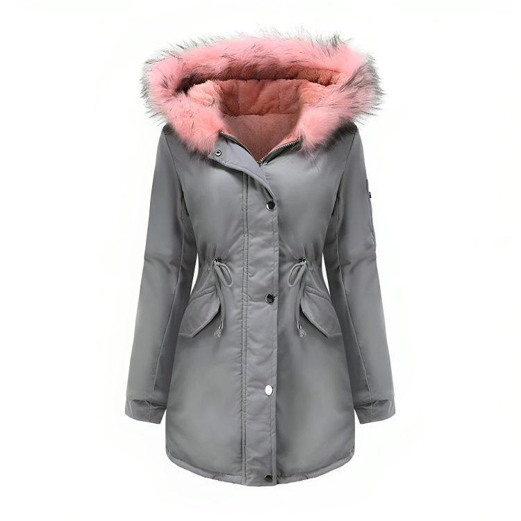 Womens Waterproof Parka Jacket Warm Insulated - BritishMode